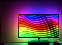Динамическая подсветка монитора Как сделать подсветку телевизора светодиодной лентой